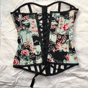 Charlotte Russe Floral Corset